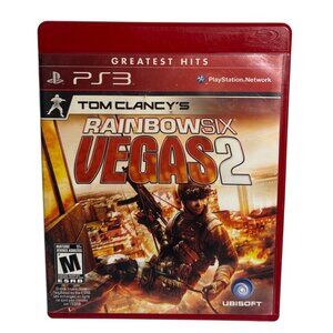 Tom Clancys Rainbow Six Vegas 2 PS3 Game Manual Case